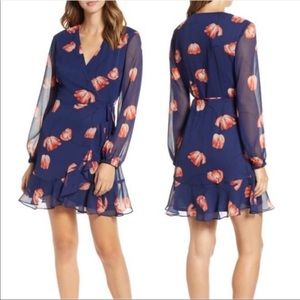 All in Favor Brittany Wrap Dress